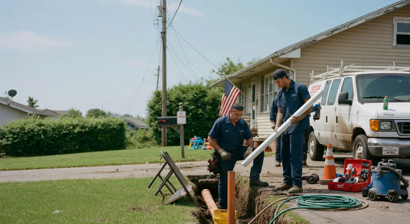 Drain Cleaning in Rufe, OK near me